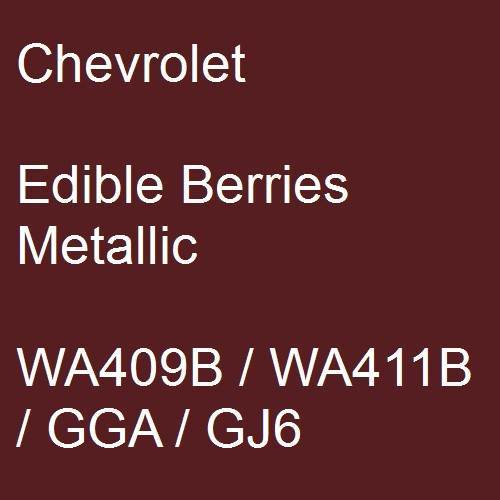 Chevrolet, Edible Berries Metallic, WA409B / WA411B / GGA / GJ6.